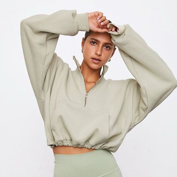 Set Active Halfzip and Sweatshorts Set - Picture 6 of 11